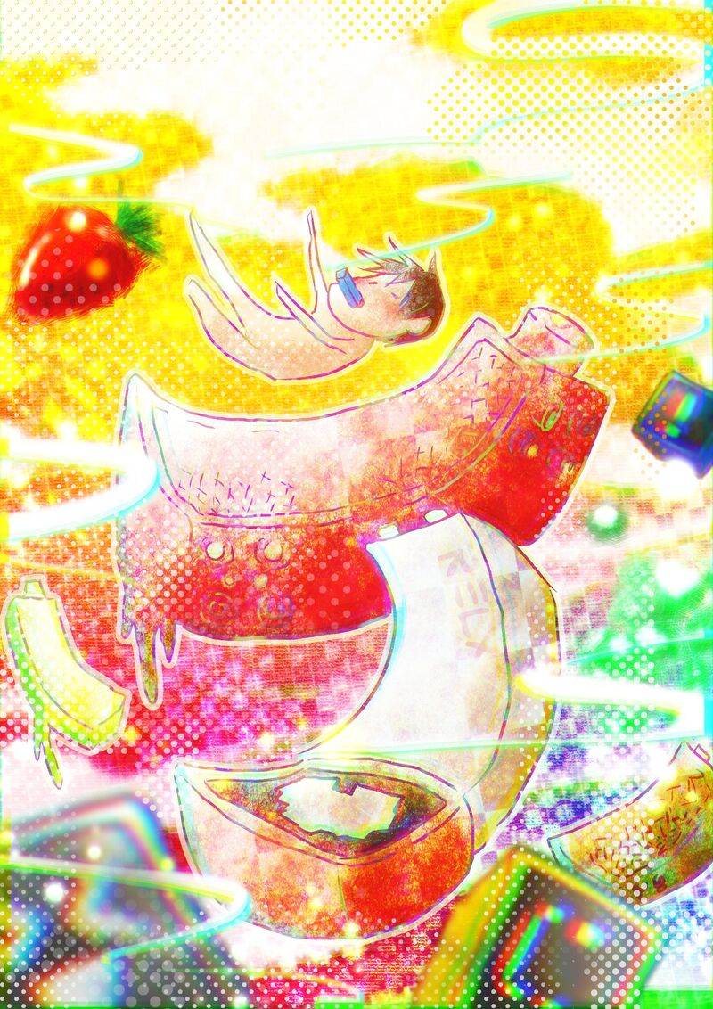 #創作##カラー絵