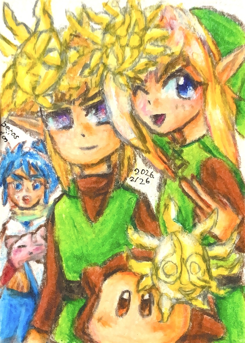 #任天堂#リンク(ゼルダの伝説)#ワドルディ#カービィ#どんべ