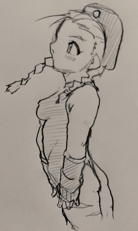 #練習#アナログ#鉛筆画#模写も取り入れつつ#ストリートファイター2