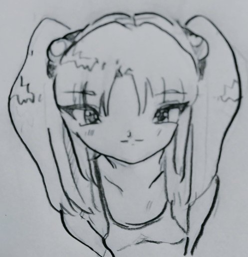 #模写も取り入れつつ#鉛筆画#アナログ#ホシノ・ルリ#好きなキャラ