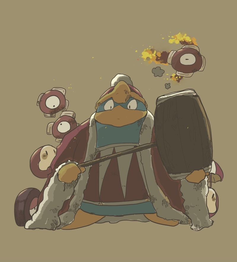 #デデデ大王#ワドルディ#フレイマー#ウィリー