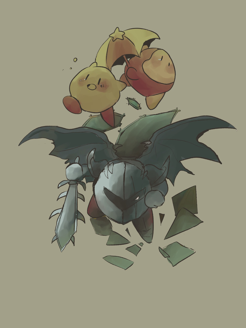 #ダークメタナイト#カービィ#ワドルディ