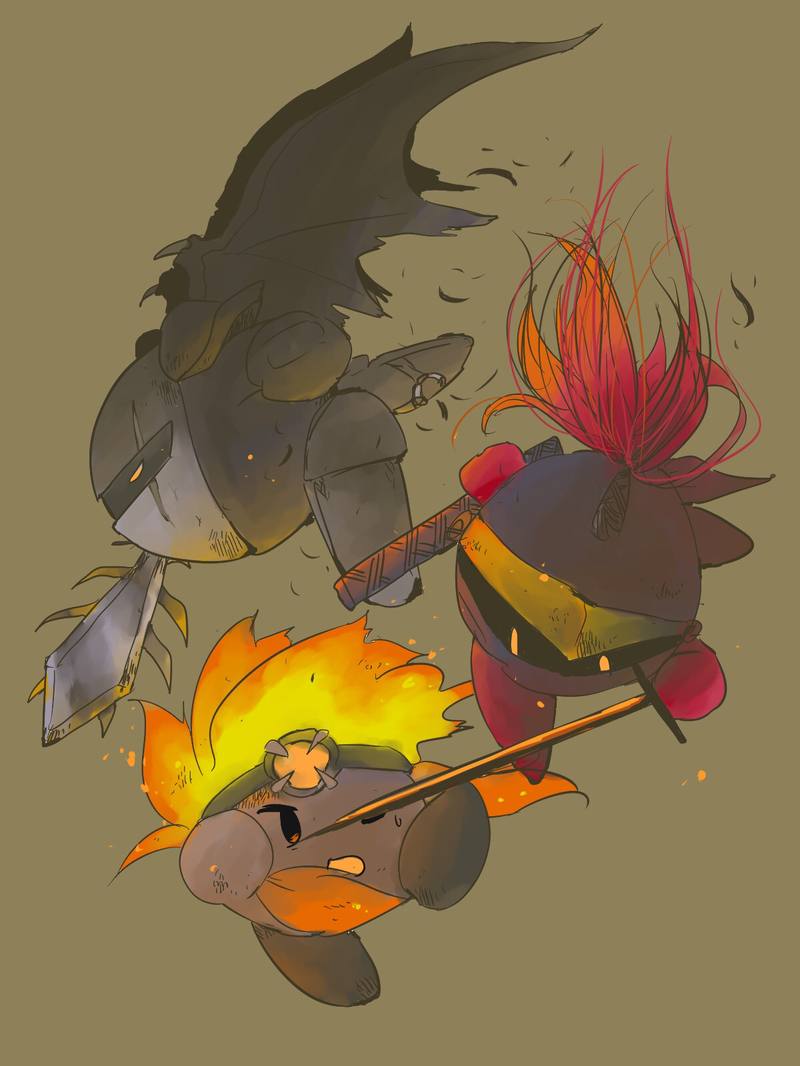 #ダークメタナイト#バーニンレオ#バイオスパーク