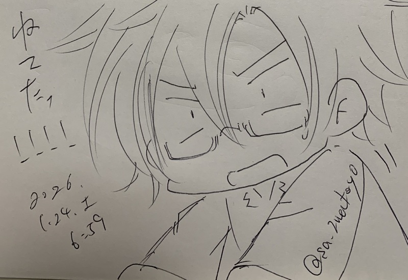 ##ボールペン落書き##作者代理##日高暁