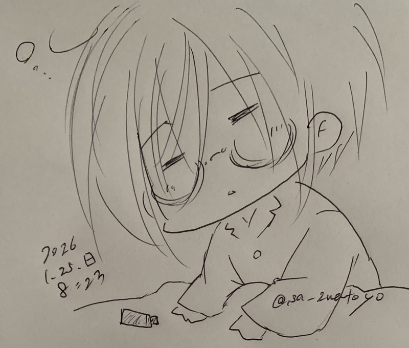 ##ボールペン落書き##作者代理##楠原剛