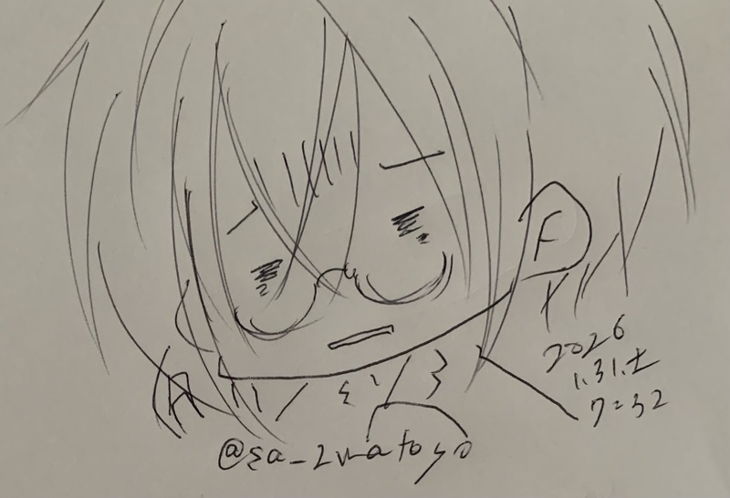 ##ボールペン落書き##作者代理##楠原剛