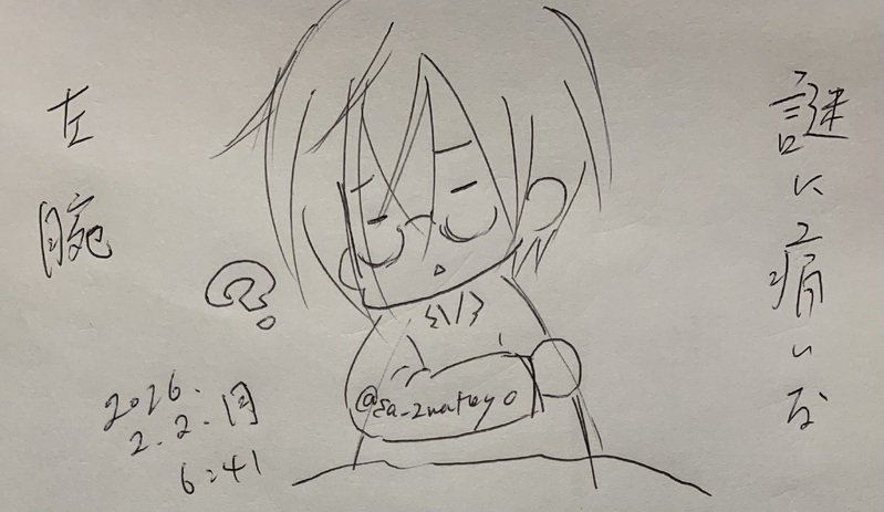 ##作者代理##楠原剛##ボールペン落書き