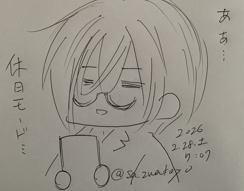 ##ボールペン落書き##作者代理##楠原剛