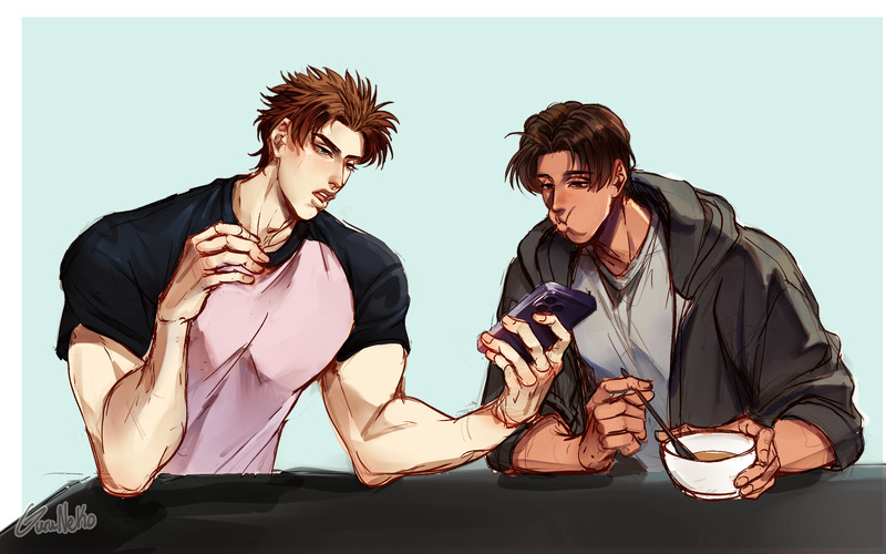 #落書き#頭文字D#イニシャルd#啓拓#BL