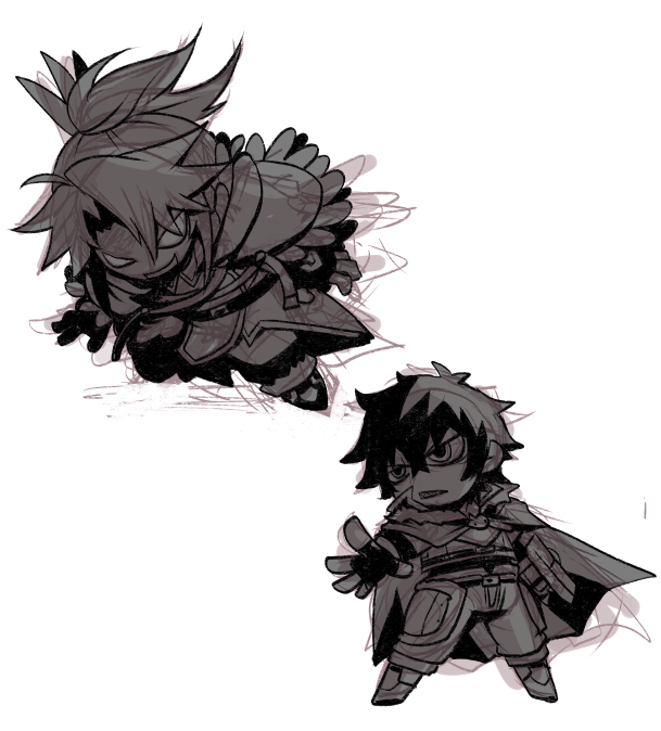 ##槍くん##盾くん