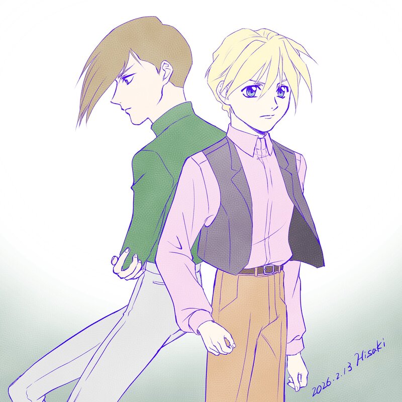 #ガンダムW#トロワ・バートン#カトル・ラバーバ・ウィナー