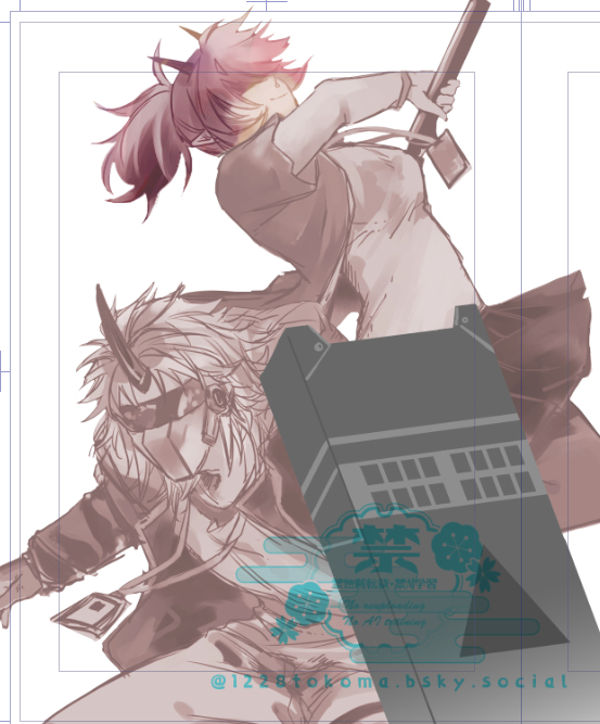 #ノイヤト#アンソロ#ヤトウ#ノイルホーン#アークナイツ