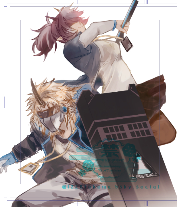 #アークナイツ#ノイルホーン#ヤトウ#アンソロ#ノイヤト