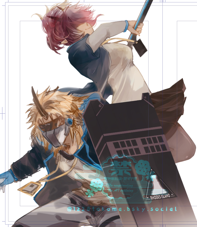 #ノイヤト#アンソロ#ヤトウ#ノイルホーン#アークナイツ