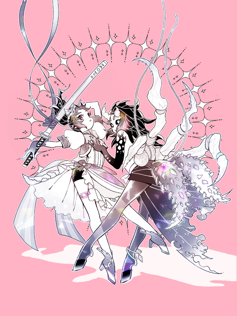 #魔法少女パロディ#継国巌勝#黒死牟