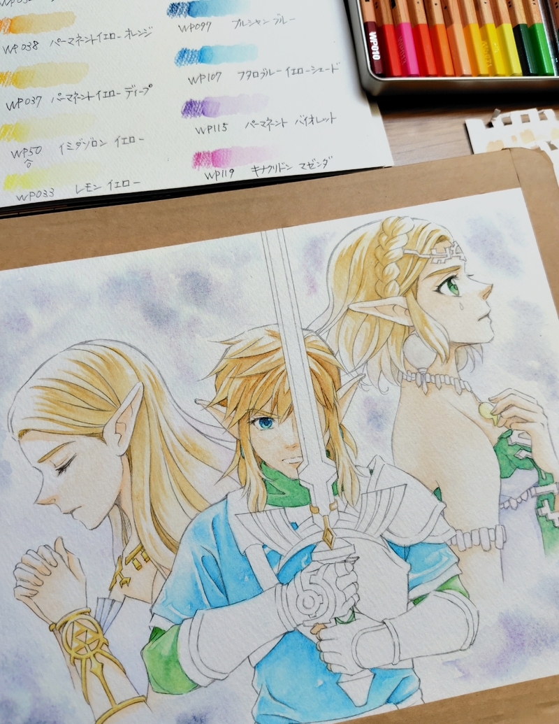 #ゼルダの伝説#リンゼル#ティアキン#ブレワイ#アナログ