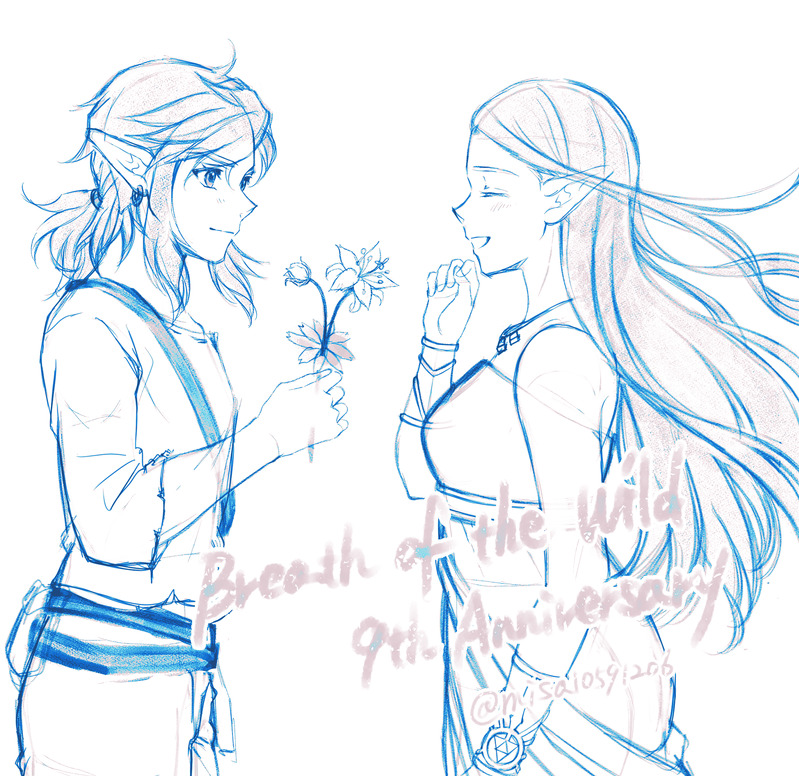 #ブレワイ#リンゼル#ゼルダの伝説#ブレスオブザワイルド#botw