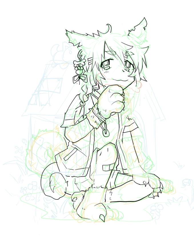 #一次創作#ケモ耳#男の子