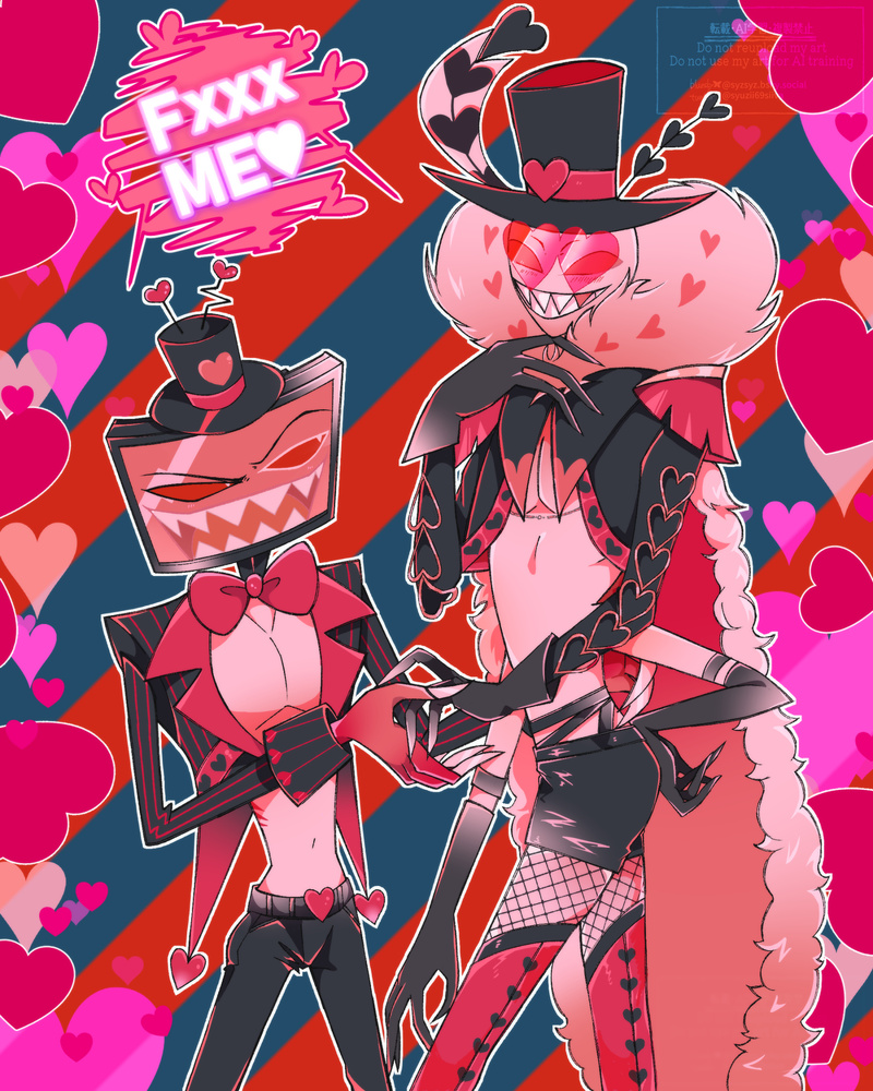 #HazbinHotelFanart#StaticMoth#voxval