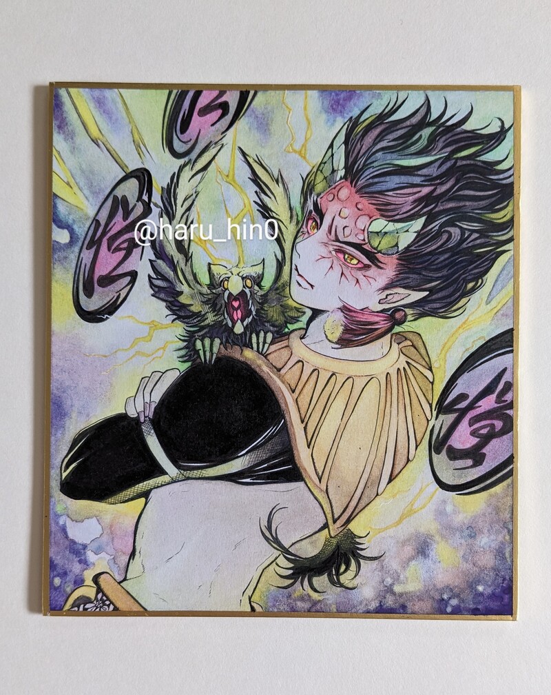 #水彩#憎珀天#空喜#哀絶#積怒