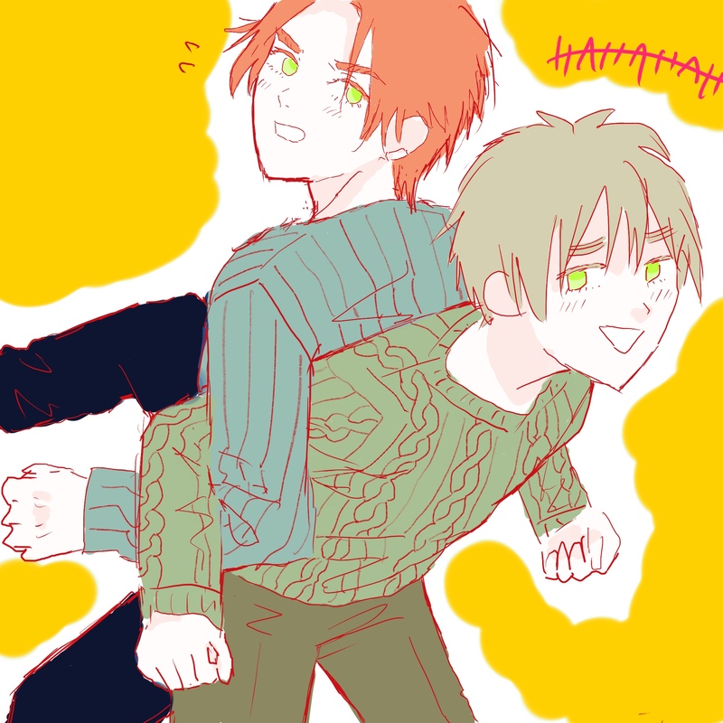 #英蘇#アーサー・カークランド#ねつ造紳士#英スコ