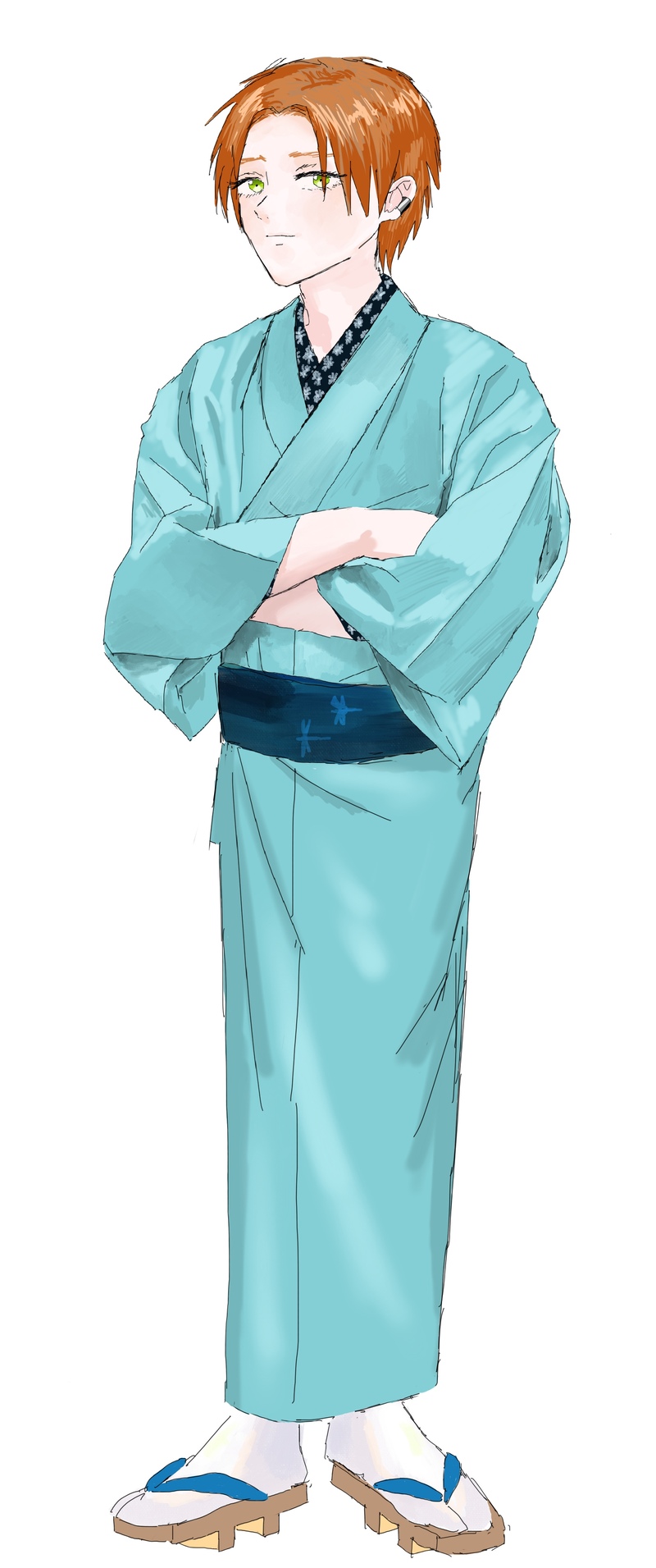 #ねつ造紳士#英蘇#英スコ#着物男子