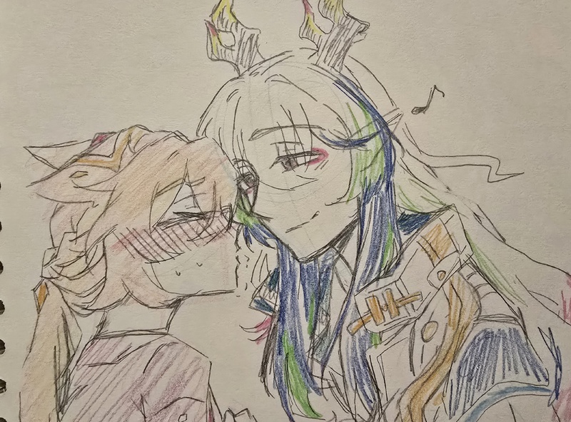 #Yi#yumeship#ocxcanon#canonxoc#ArknightsOC