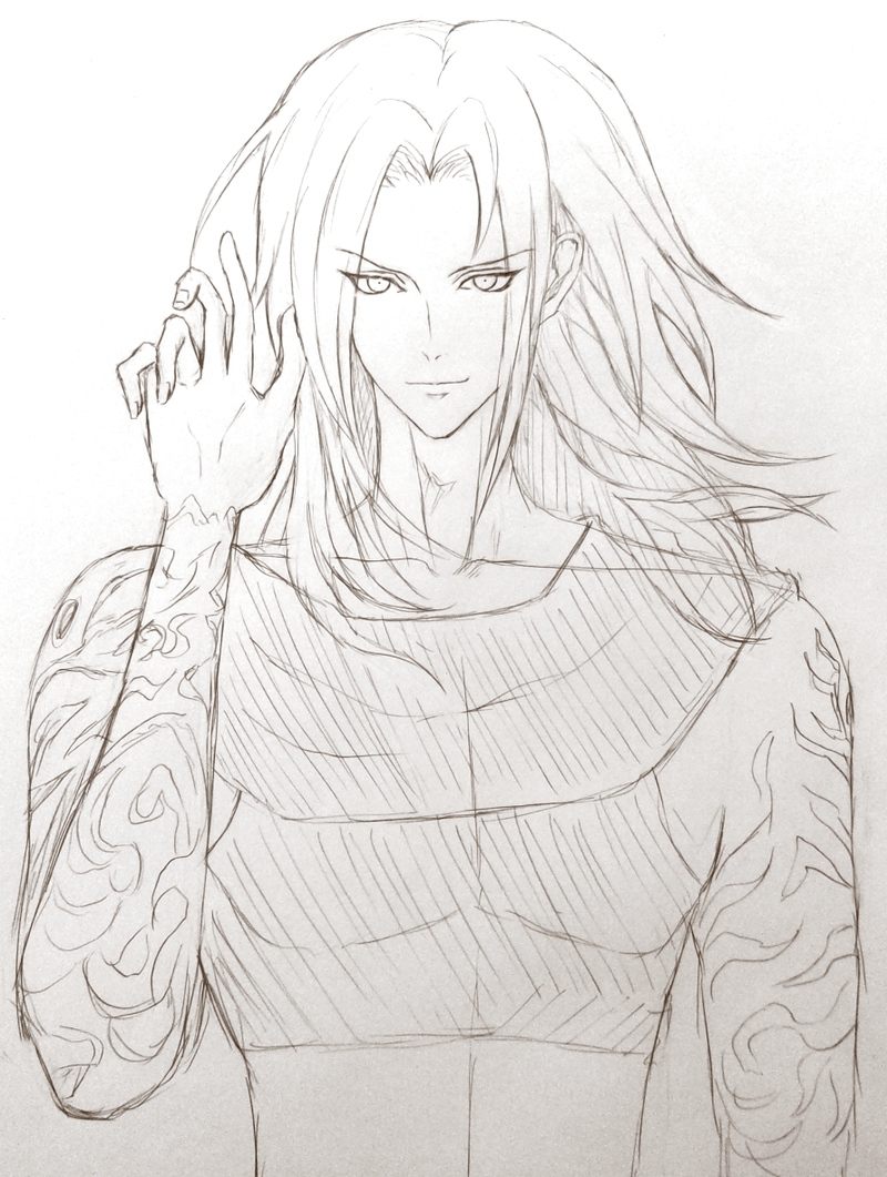 #オリジナル#オリキャラ#創作#アナログ#シャーペン