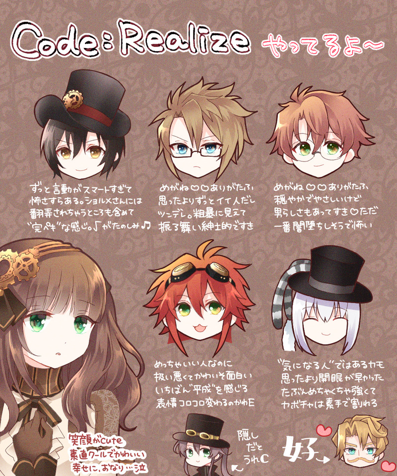 #Code:Realize#コドリア#乙女ゲーム