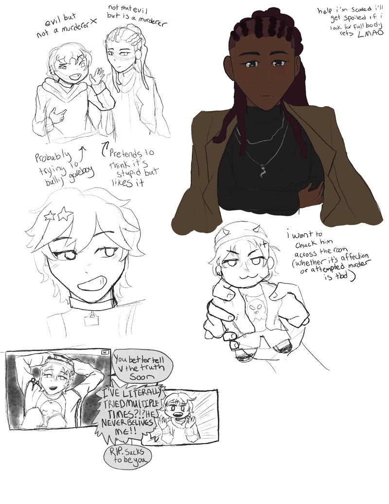 #rkgk#らくがき#killerchat#ファンアート#datingsim