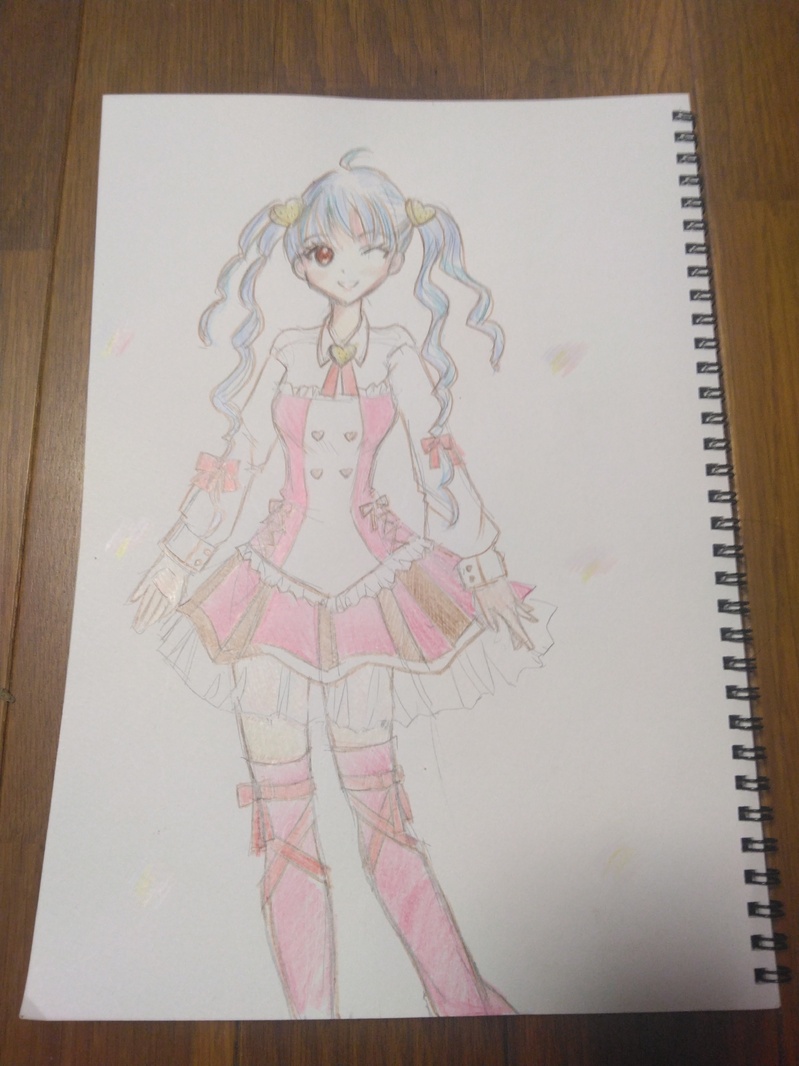 #オリジナル#女の子#落書き#アナログ