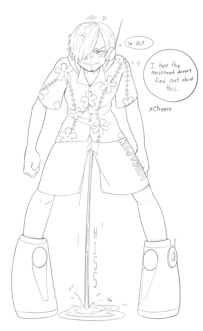 #sanji#サンジ#お漏らし#omorashi