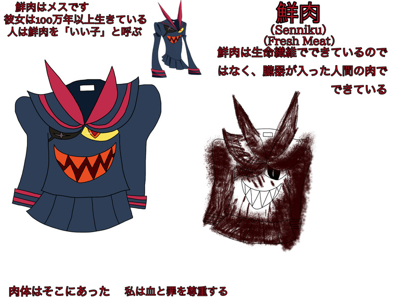 #Senketsu#killlakill#キルラキル#鮮血#鮮肉