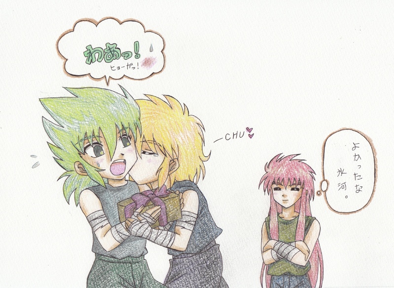 #聖闘士星矢#氷河#アイザック#カミュ#シベリアファミリー