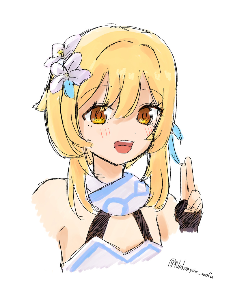 #原神イラスト#蛍(原神)