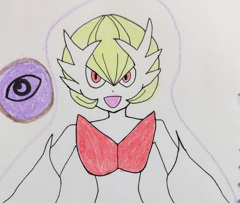 #ポケモンファンアート#メガサーナイト#ポケモンイラスト