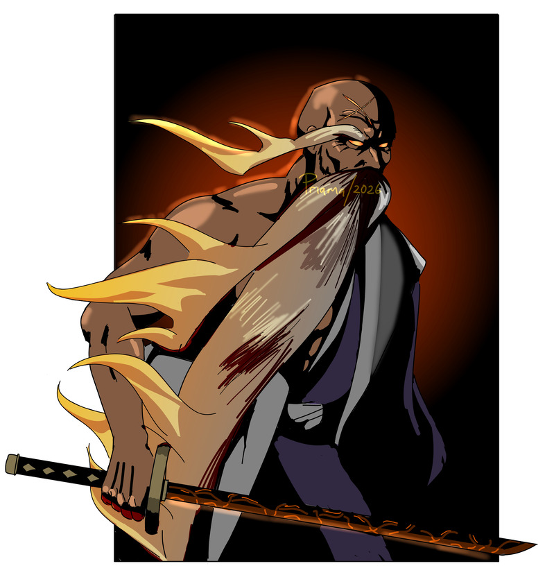 #2026,Bleach,山本元柳斎重國