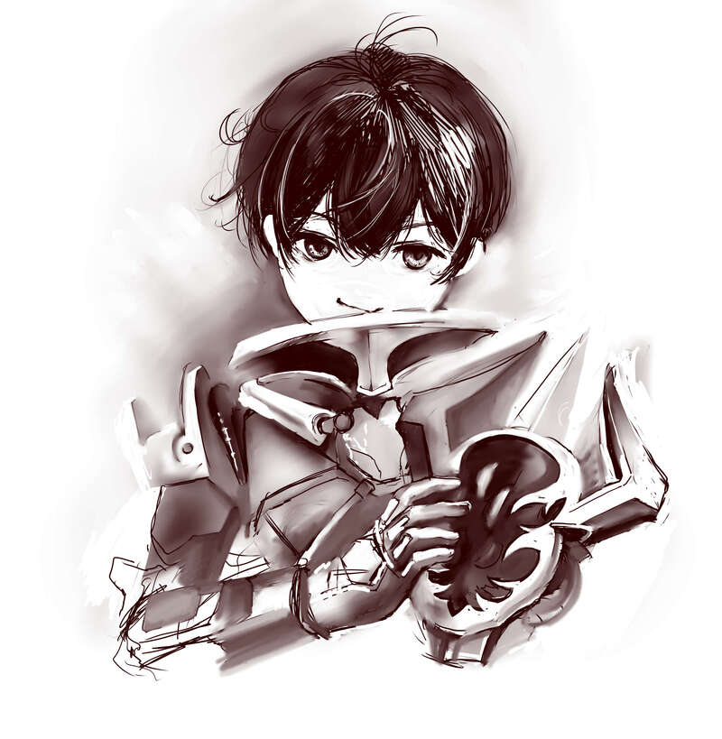 ##4rufa##下書き##モノトーン