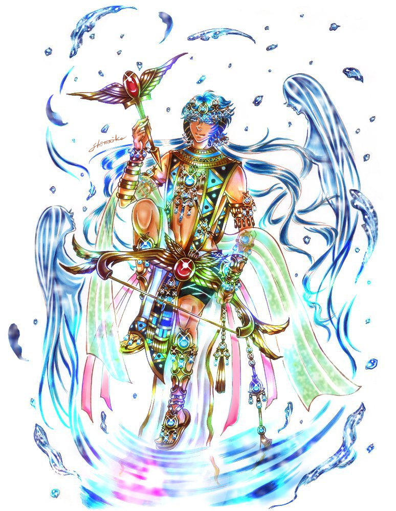 #創作#エジプト神話#アナログイラスト#コピック#サインペン