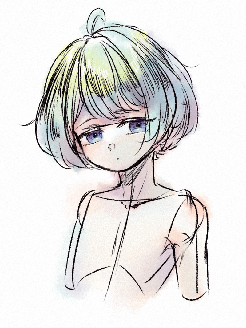 #ショタ#試し描き#クリスタ