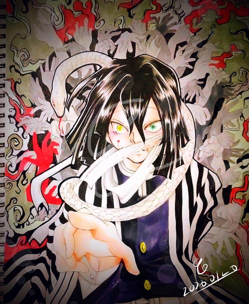 #伊黒小芭内#鬼滅の刃ファンアート#鬼滅の刃##伊黒小芭内