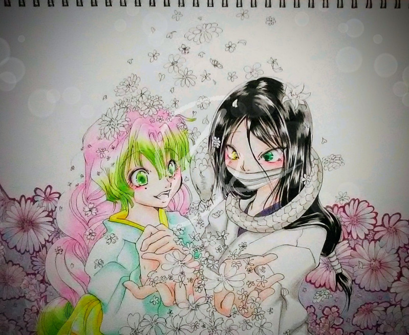 #鬼滅の刃#鬼滅の刃ファンアート##幼おばない#伊黒小芭内