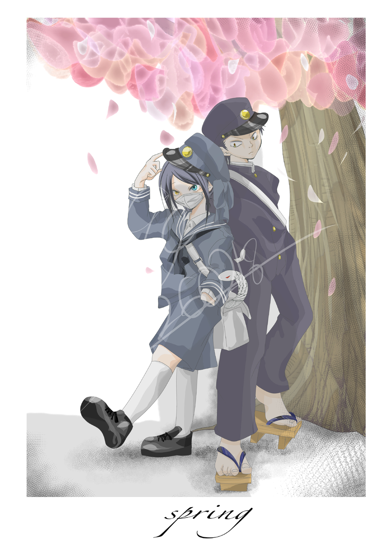 #鬼滅の刃#鬼滅の刃ファンアート##隠後藤##幼おばない