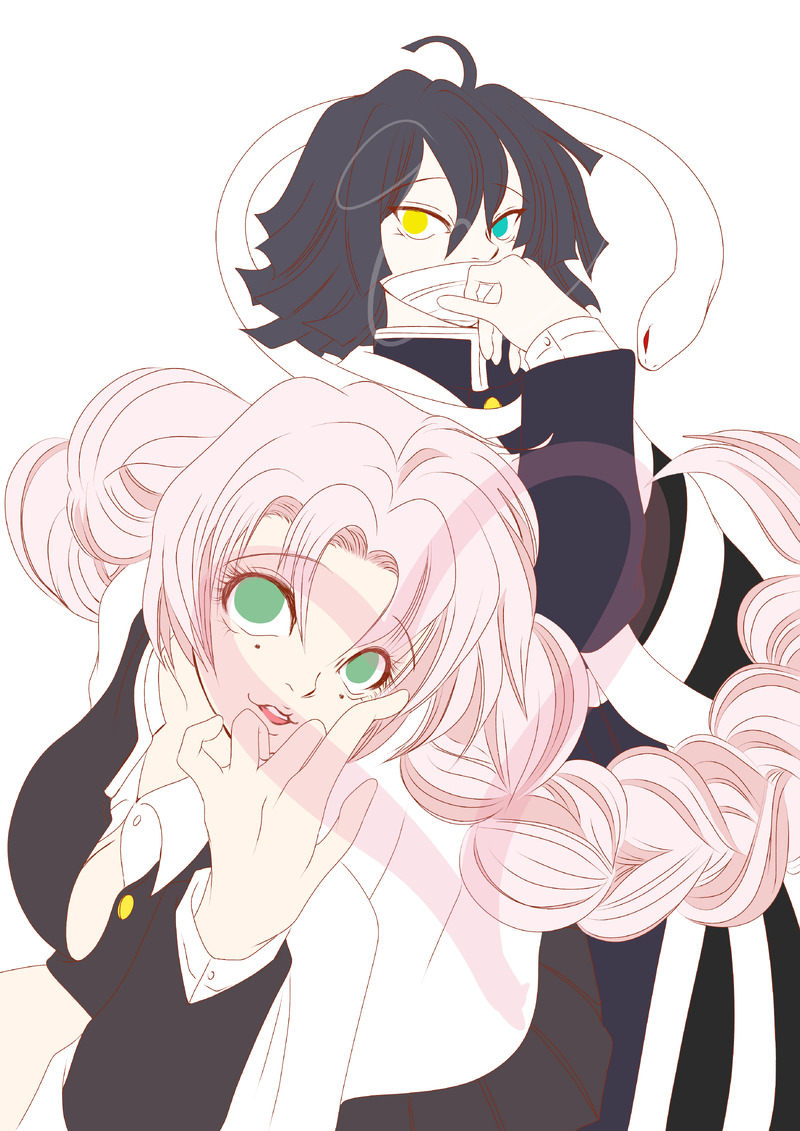 #鬼滅の刃#鬼滅の刃ファンアート#伊黒小芭内##伊黒小芭内#甘露寺蜜璃