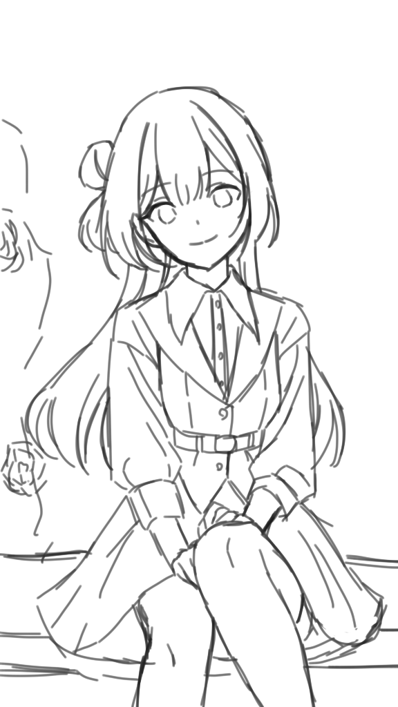 #ラフ#汚いイラスト