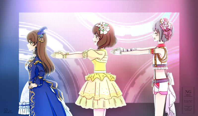 #デレステ#西川保奈美#長富蓮実#乙倉悠貴