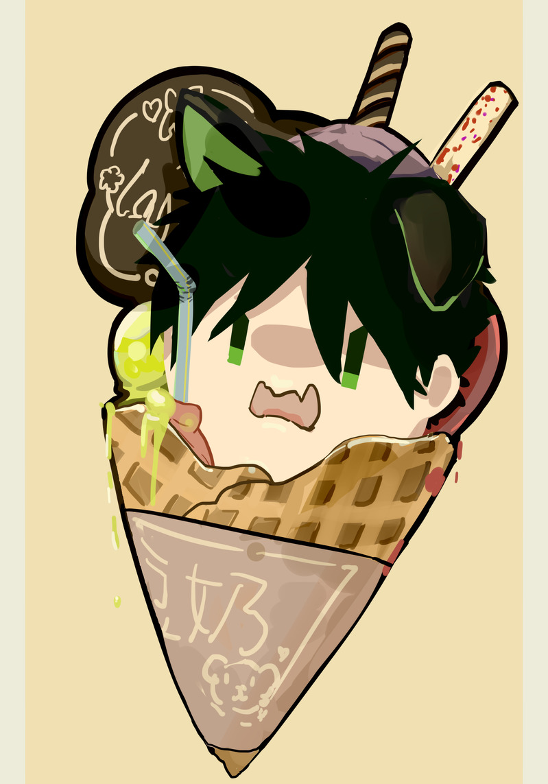 #green#dog#ice#cream