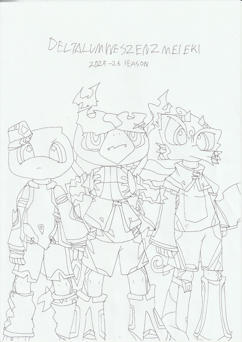 #DELTALUMINESZENZ#サイバーパンク#ダークヒーロー#Bリーグマスコット#Dblackbox