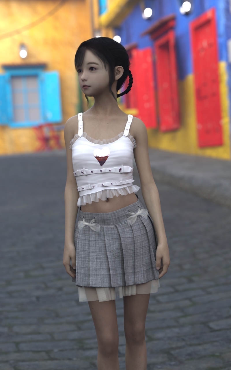 #DazStudio#3DCG#少女#オリジナル#Photoreal