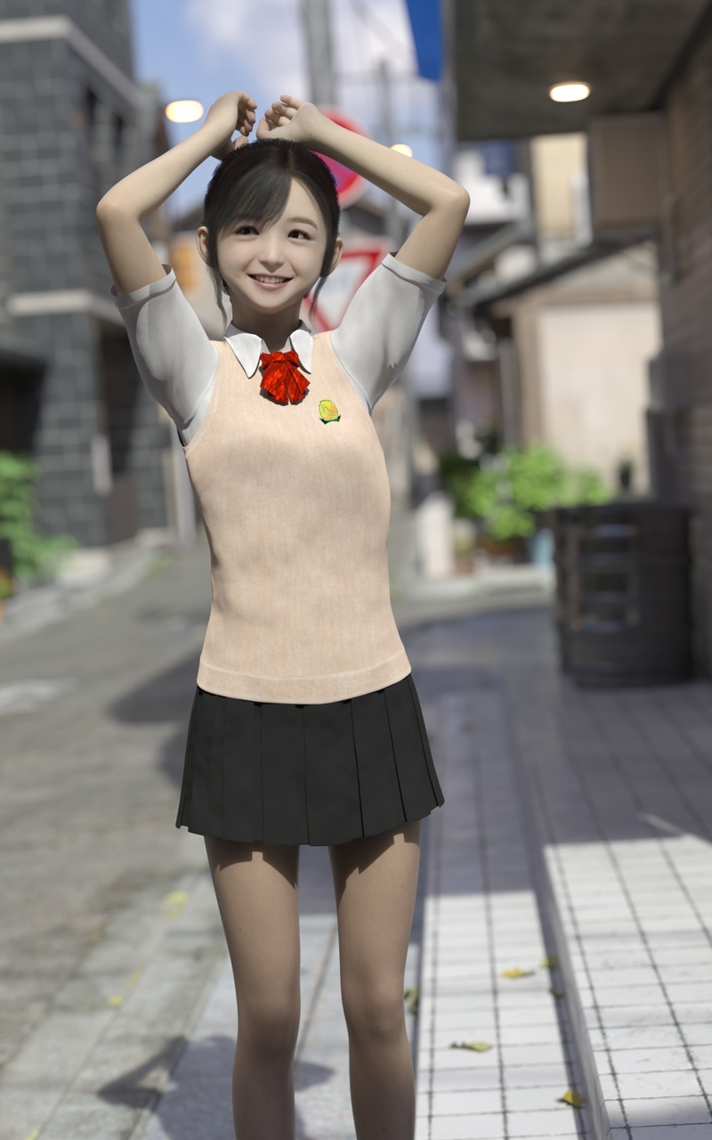 #DazStudio#3DCG#少女#オリジナル#Photoreal